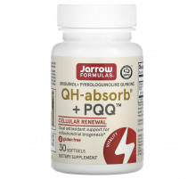 Убіхінол та піролохінолінхінон Jarrow Formulas Ubiquinol QH+ PQQ 30 капс