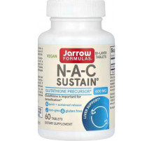 N-ацетил-L-цистеин Jarrow Formulas N-A-C Sustain 600 мг 60 таб