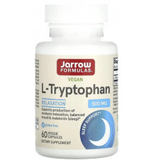 Триптофан Jarrow Formulas L-Tryptophan 500 мг 60 капс