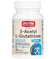 S-ацетил глутатіон Jarrow Formulas S-Acetyl L-Glutathione 100 мг 60 таб