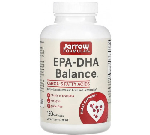 Риб'ячий жир баланс Jarrow Formulas EPA-DHA Balance 120 капс