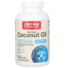 Жирні кислоти Jarrow Formulas Кокосова олія Coconut Oil 1000 мг 120 капсул