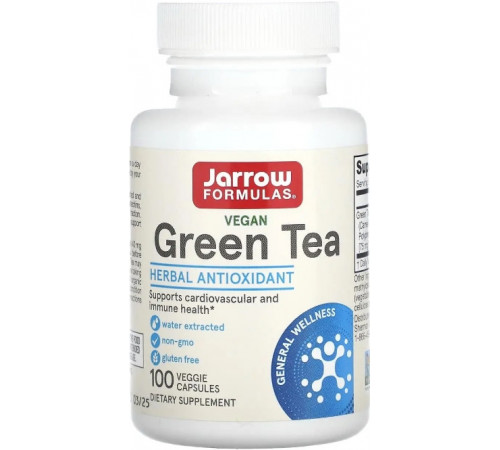 Екстракт зеленого чая Jarrow Formulas Green Tea 500 мг 100 капс