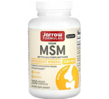 Метилсульфонілметан Jarrow Formulas MSM 1000 мг 200 вег капс