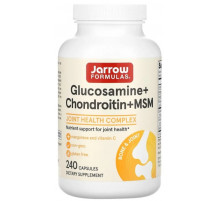 Глюкозамін хондроїтин МСМ Jarrow Formulas Glucosamine + Chondroitin + MSM 240 капс