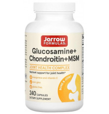 Глюкозамін хондроїтин МСМ Jarrow Formulas Glucosamine + Chondroitin + MSM 240 капс