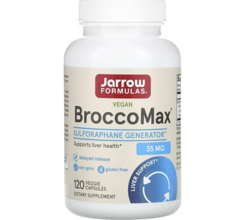 Екстракт броколі Jarrow Formulas BroccoMax 120 раст капс