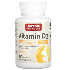 Вітамін Д3 Jarrow Formulas Vitamin D3 1000 МЕ 100 капс