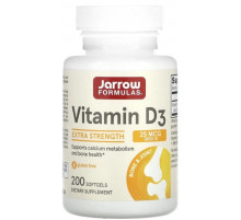 Витамин Д3 (холекальциферол) Jarrow Formulas Vitamin D3 1000 МЕ 200 капс