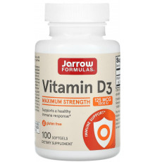 Вітамін Д3 5000 Jarrow Formulas Vitamin D3 100 капсул