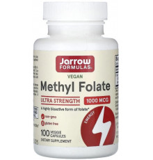 Метил фолієва кислота Jarrow Formulas Methyl Folate 1000 мкг 100 капс