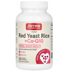 Коензим Q10 Червоний рис Jarrow Formulas Red Yeast Rice + Co-Q10 120 капс