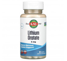 Літій KAL Lithium Orotate 60 капс