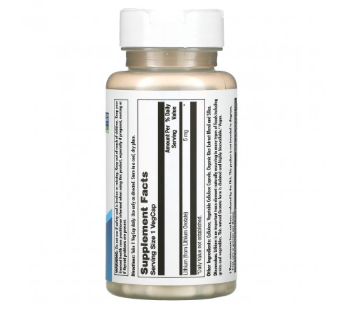 Літій KAL Lithium Orotate 60 капс