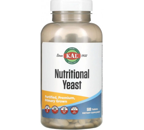 Дріжджі харчові KAL Nutritional Yeast 500 таб