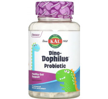 Пробиотики Дино-дофилус для детей при запорах KAL Dino-Dophilus 60 жев пастилок вишня