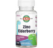 Цинк для детей KAL Zinc 90 таб бузиной