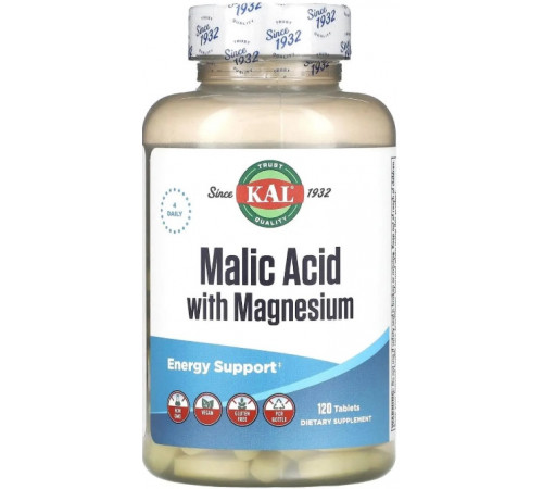 Яблочная кислота KAL Malic Acid 120 таб