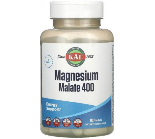 Магний малат KAL Magnesium Malate 400 мг 90 таб