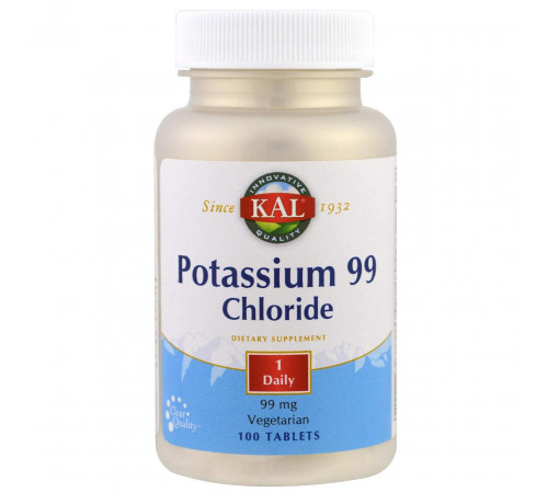 Калій хлорид KAL Potassium Chloride 100 таб
