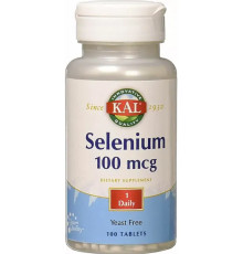 Селен KAL Selenium 100 таб без дріжджів