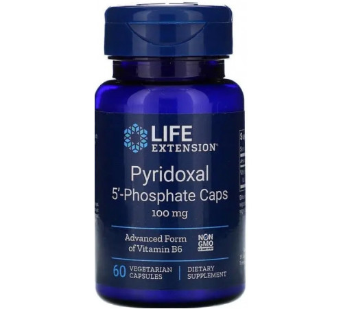 Вітамін В6 Life Extension Pyridoxal 5'-Phosphate 100 мг 60 капс