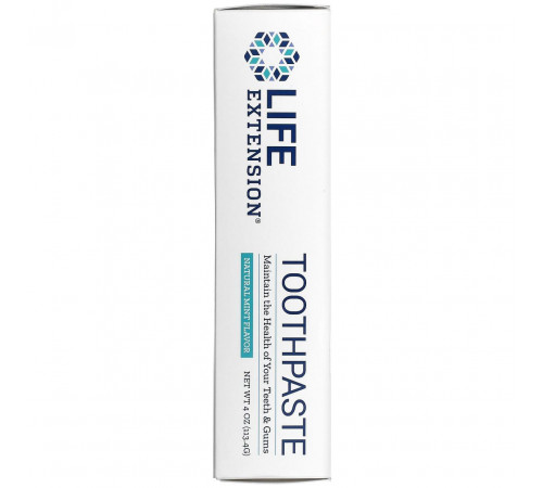 Зубная паста Life Extension Toothpaste 113.4 г с мятой