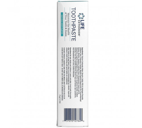 Зубная паста Life Extension Toothpaste 113.4 г с мятой