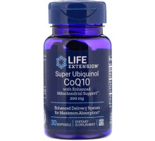 CoQ10 (убіхінол) Life Extension Ubiquinol CoQ10 200 мг 30 капс