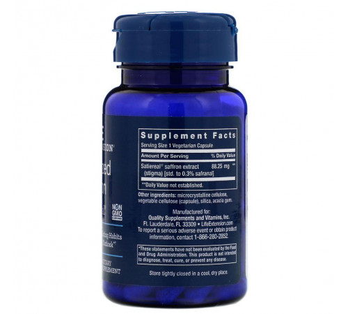 Экстракт шафрана Life Extension Satiereal Saffron 60 капс
