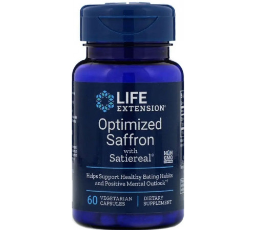 Экстракт шафрана Life Extension Satiereal Saffron 60 капс