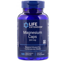 Магній для нервової системи Life Extension Magnesium 500 мг 100 капсул