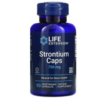 Стронцій для здоров'я кісток Life Extension Strontium 750 мг 90 кап