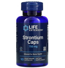 Стронцій для здоров'я кісток Life Extension Strontium 750 мг 90 кап