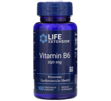 Вітамін В6 Life Extension Vitamin B6 250 мг 100 капсул