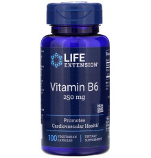 Вітамін В6  Life Extension Vitamin B6 250 мг 100 капсул