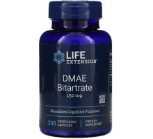 DMAE (Диметиламиноэтанол) Life Extension DMAE Bitartrate 150 мг 200 капс