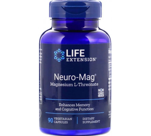 Магній L-треонат Life Extension Neuro-Mag 90 капс
