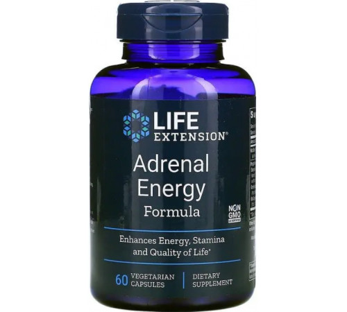 Підтримка надниркових залоз Life Extension Adrenal Energy Formula 60 капс