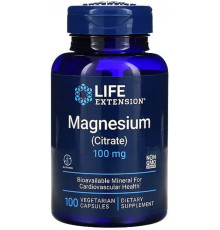 Магній цитрат Life Extension Magnesium Citrate 100 мг 100 вег капсул