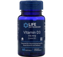 Витамин Д3 Life Extension Vitamin D3 7000 МЕ 60 капс