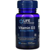 Вітамін Д-3 1000 Life Extension Vitamin D3 90 капс