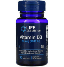 Вітамін Д-3 1000 Life Extension Vitamin D3 90 капс
