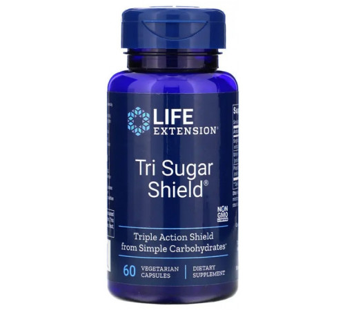 Зниження цукру в крові Life Extension Tri Sugar Shield 60 капс