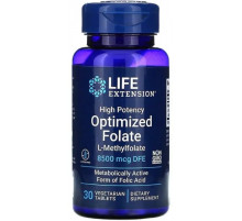 Фолат Life Extensions Optimized Folate 8500 мкг 30 таб