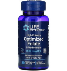 Фолат Life Extensions Optimized Folate 8500 мкг 30 таб