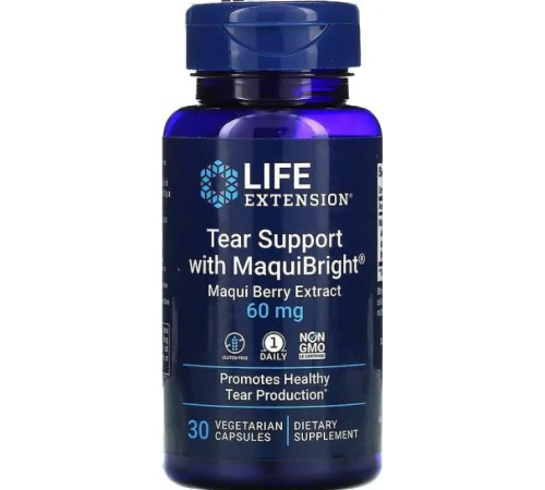 Екстракт маки для підтримки зору Life Extension Tear Support 30 вег капс