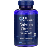 Цитрат кальция Д3 Life Extension Calcium Citrate with Vitamin D 200 кап