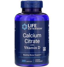 Цитрат кальцію Д3 Life Extension Calcium Citrate with Vitamin D 200 кап