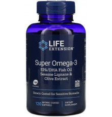Супер омега-3 Life Extension Omega Foundations 120 капс